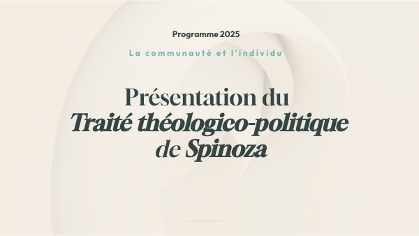 découvrez notre avis sur la vidéo ttp de spinoza, une analyse approfondie des thèmes et des concepts abordés. plongez dans notre critique pour comprendre les enjeux et les perspectives offertes par cette œuvre captivante.